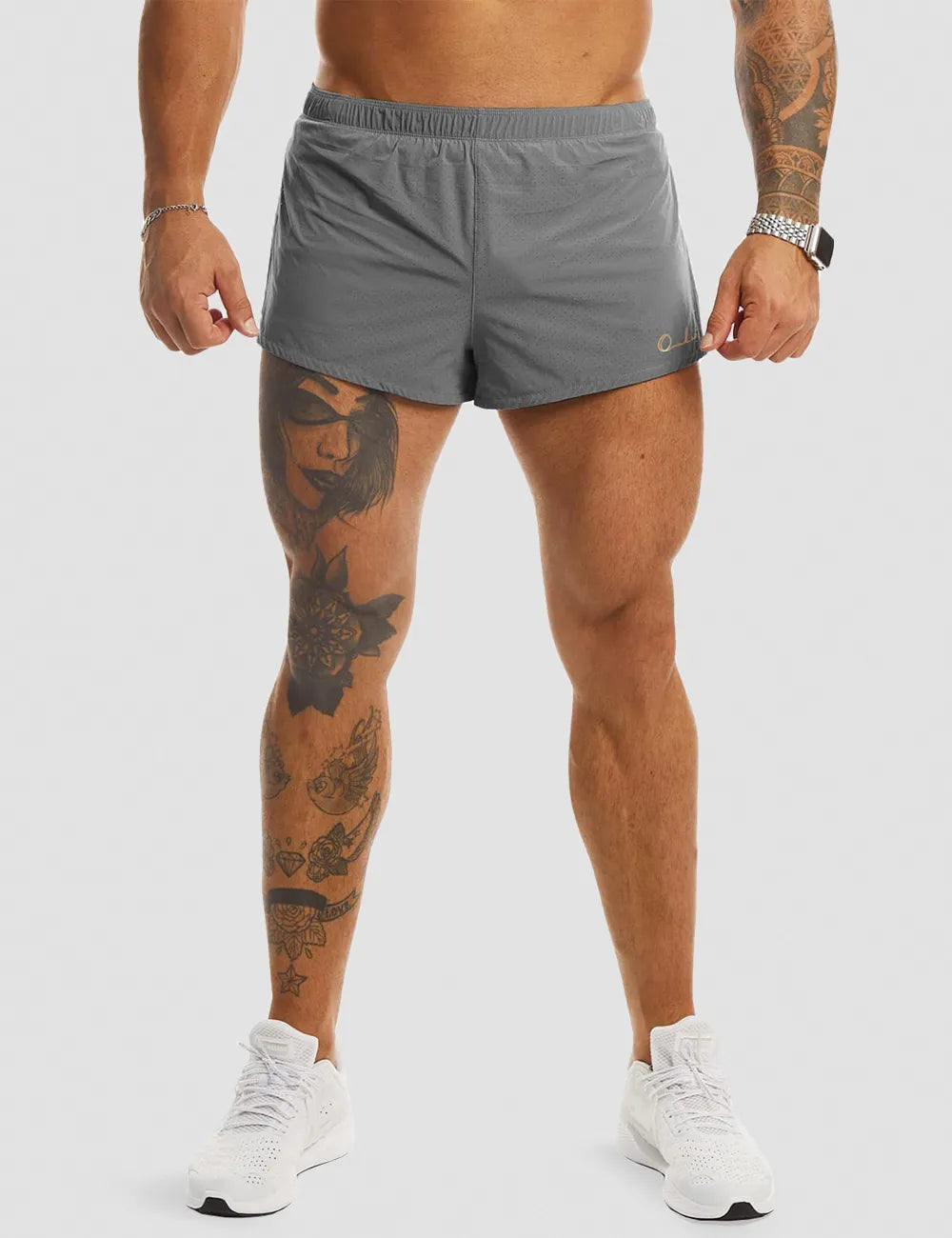 Workout 2-IN-1 Shorts - Grey