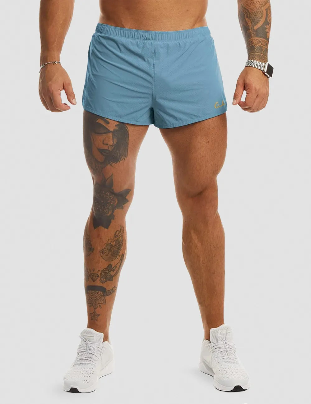 Workout 2-IN-1 Shorts - Skyblue