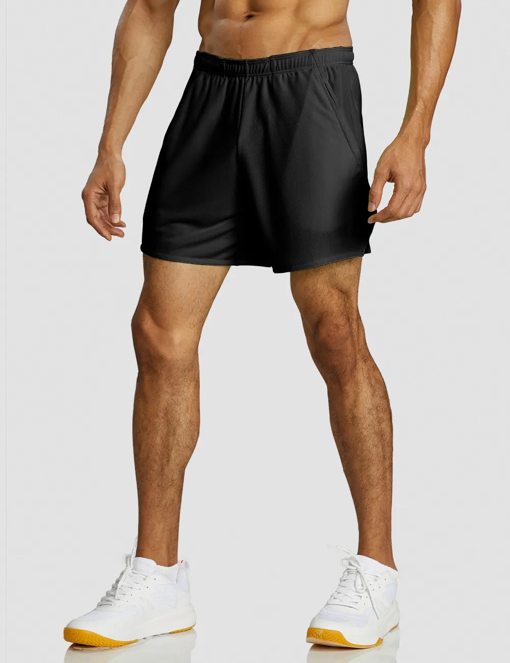 Mesh 5" Fitted Shorts - Blue