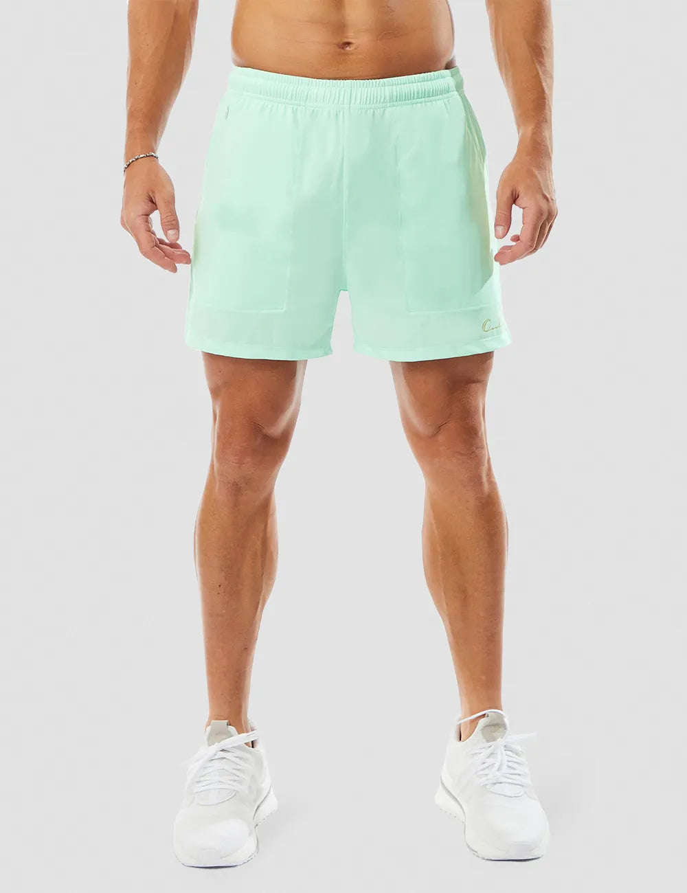 Solid Gym Shorts 5"